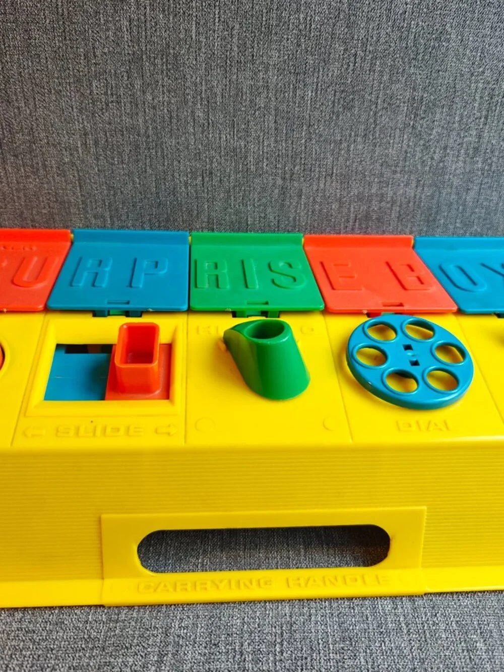 Vintage 1970s Kohner Busy Surprise Box Pop Up Activity Toy